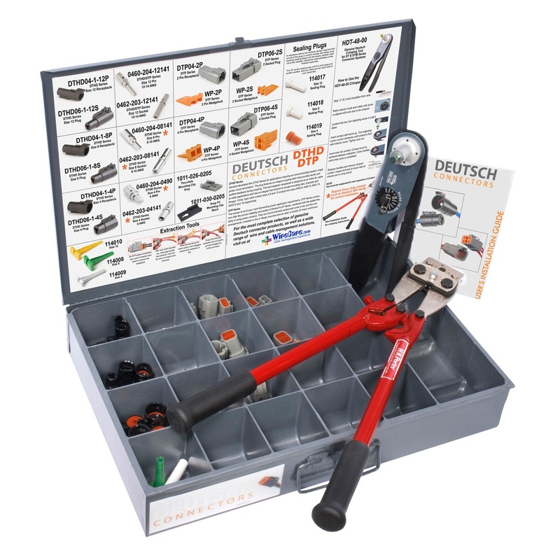 DTP/DTHD-GY-C2K – DTP/DTHD Series Installer Kit w/ HDT-48-00 & WCT-04-08 Crimpers
