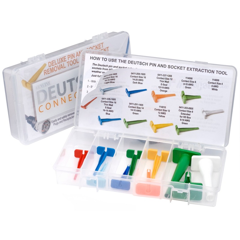 HD-RMT-DK – Deluxe Pin/Socket Extraction Tool Kit – 10 pcs.