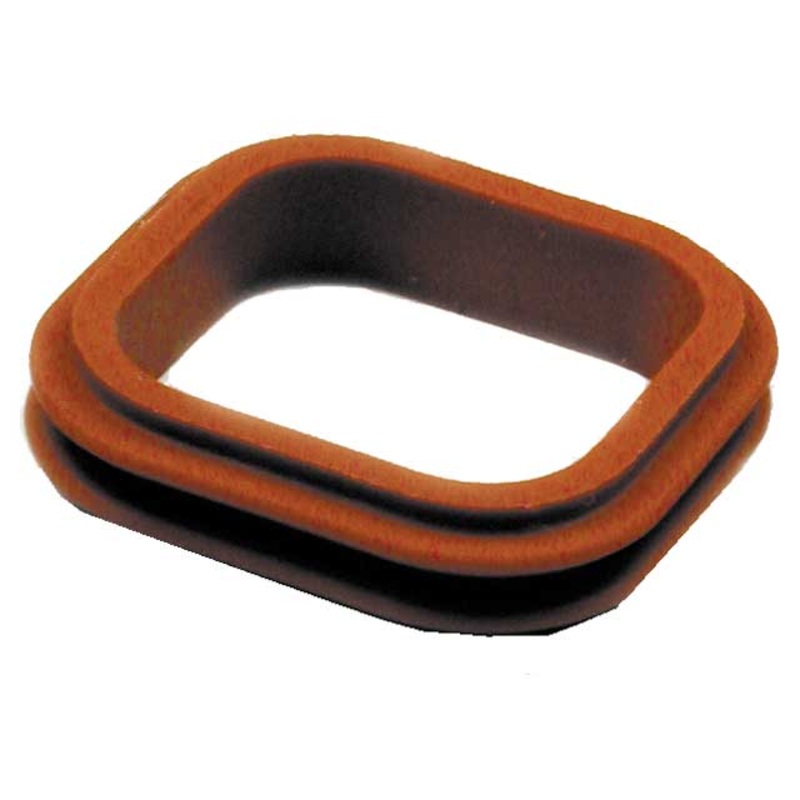 1010-017-0606 – DT Series – Front Seal for 6 Cavity Plug – Orange