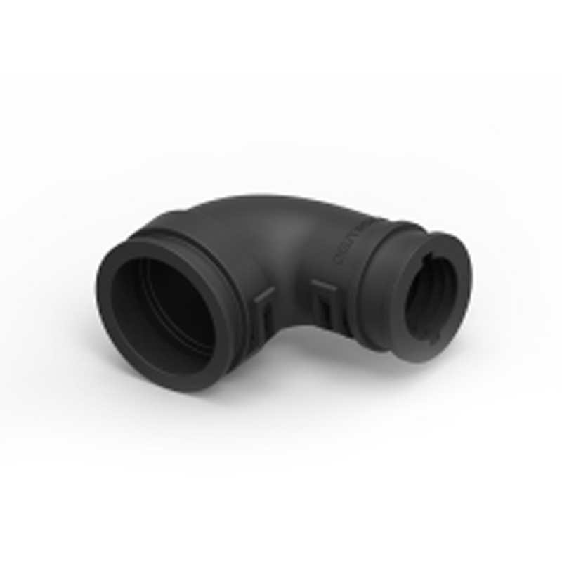2428-015-1805 – HDP20 Series – Backshell for Plug & Receptacle – 18 Shell, 90 Degree, L017 Modification, Black