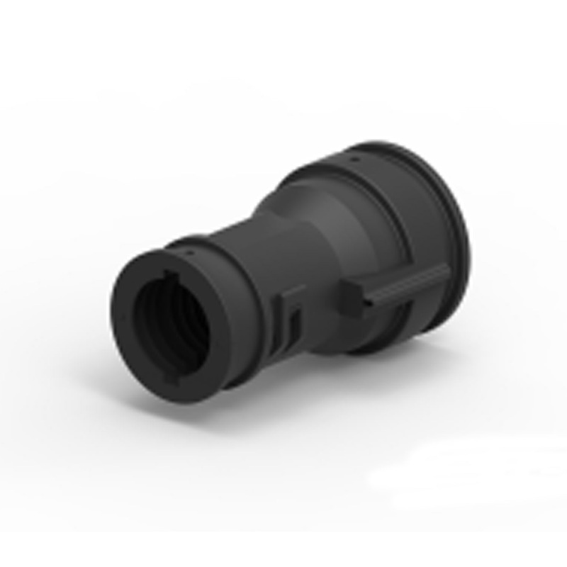 2428-016-1805 – HDP20 Series – Backshell for Plug & Receptacle – 18 Shell, Straight, L017 Modification, Black