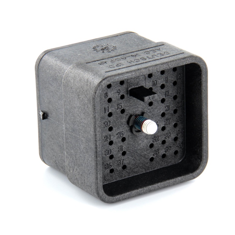 AEC14-40PAB – AEC Series – Receptacle – 40 Cavity, In-Line, A/B Key, Black