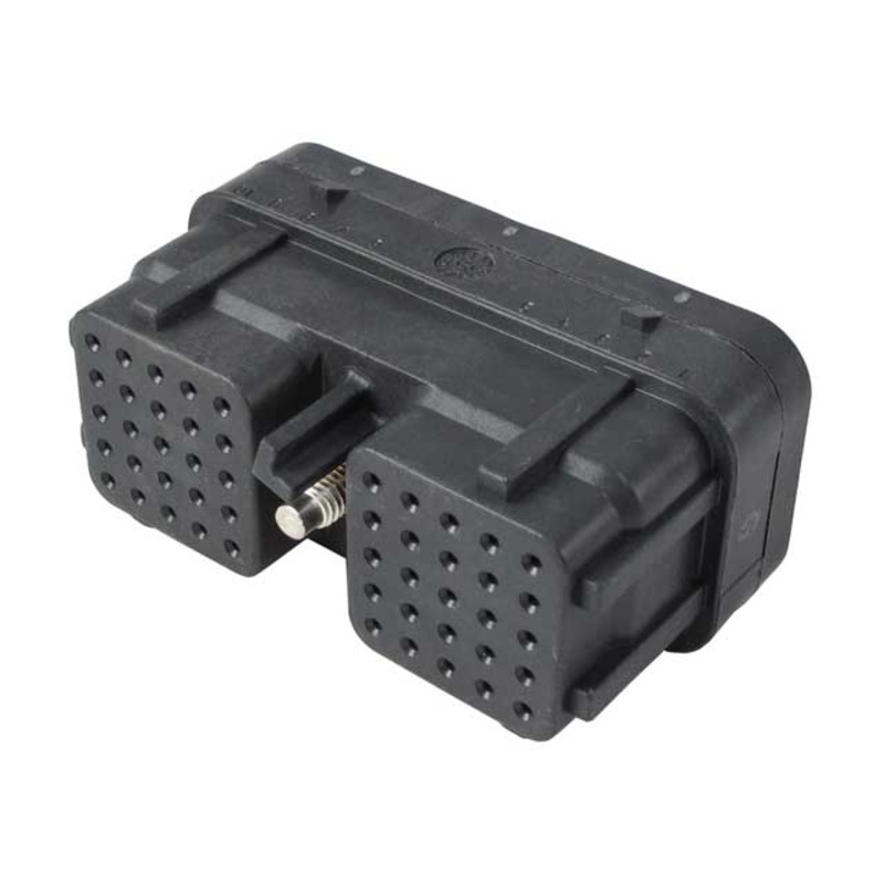 DRC26-50S06 – DRC Series – 50 Cavity Plug –  06 Key, In-line, Black