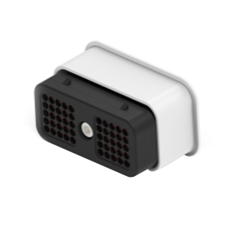 DRC26-50S09 – DRC Series – 50 Cavity Plug –  09 Key, In-line, Black