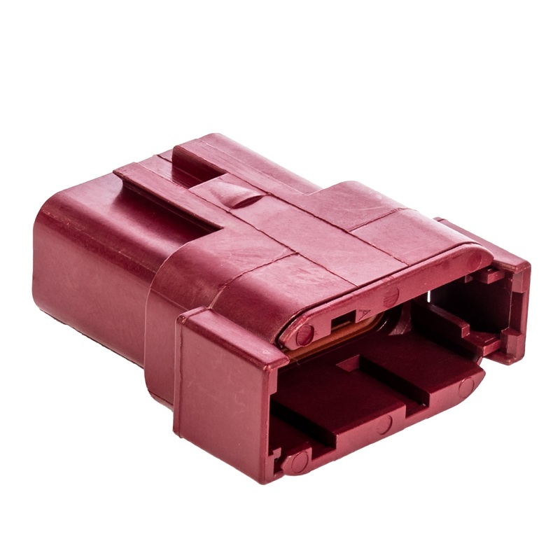 DTM04-12PA-RD – DTM Series – 12 Pin Receptacle – A Key, Red
