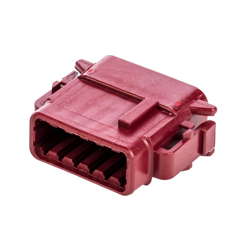 DTM06-12SA-RD – DTM Series – 12 Socket Plug – A Key, Red