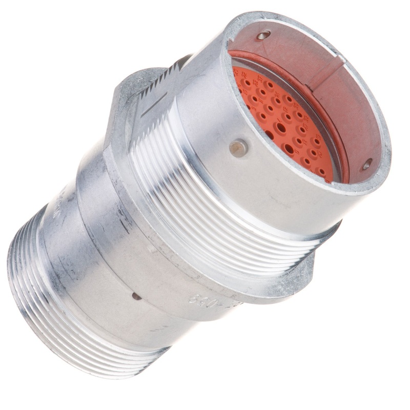 HD34-24-47PE-072 – HD30 Series – 47 Pin Receptacle – 24 Shell, E Seal, Adapter, Flange