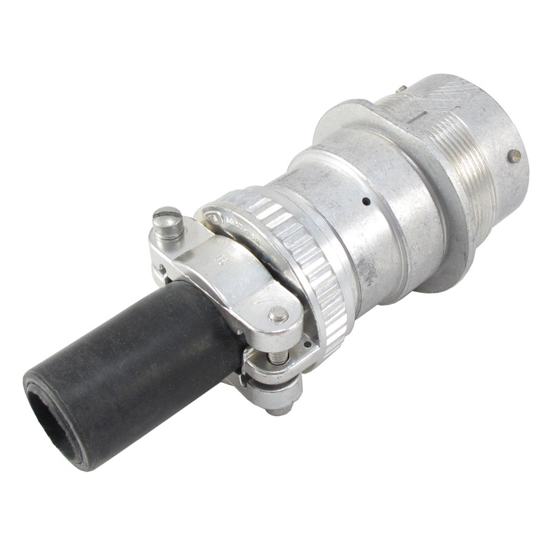 HD34-24-91PE-059 – HD30 Series – 9 Pin Receptacle – 24 Shell, E Seal, HDBox Arrangement, Cable Clamp, Flange