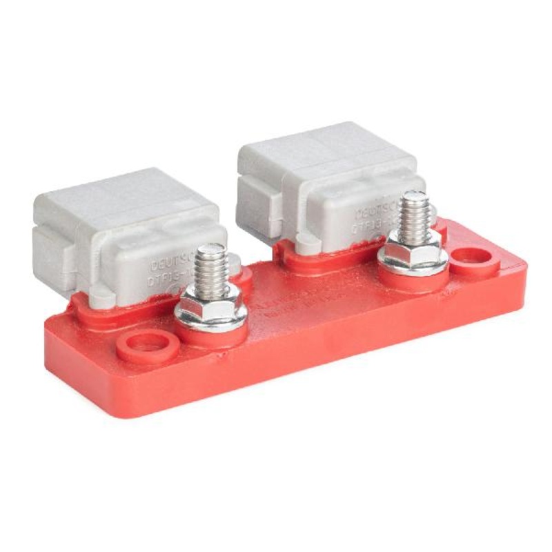 SBB-24R – Sealed Buss Bar – 24 Cavity, Right Angle Bus , Red