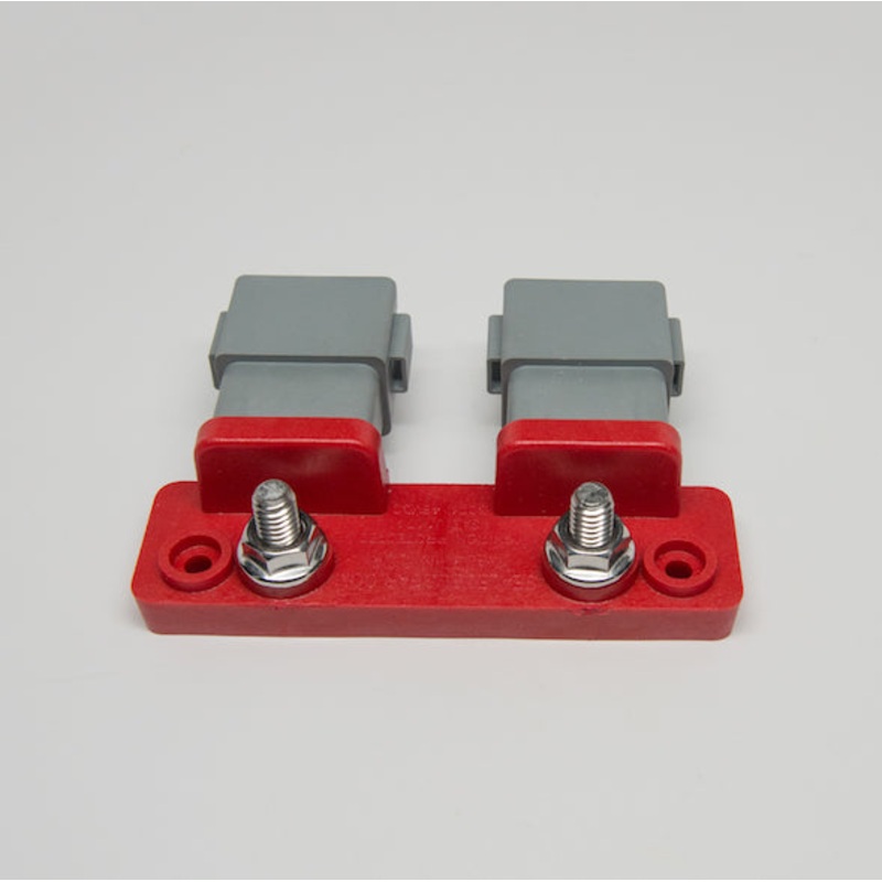 SBC-24R – 24 POS Right angle busbar, Red