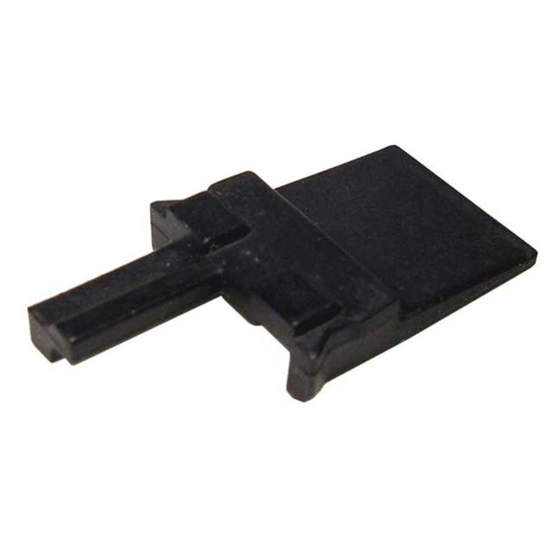 W2PB – DT Series – Wedgelock for Pin Receptacle – B Key, Black