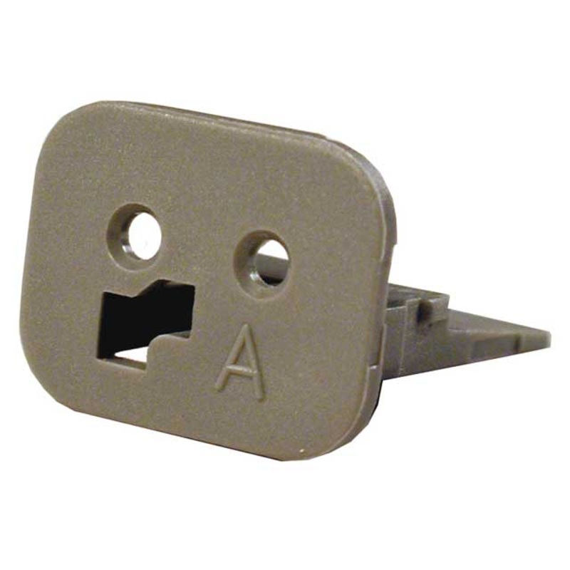 W2SA-P012 – DT Series – 2 Pin Wedgelock – A Key, Gray