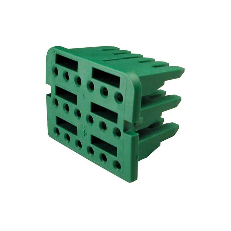 WV-18S – DTV Series – 18 Cavity Plug Wedgelock – Green