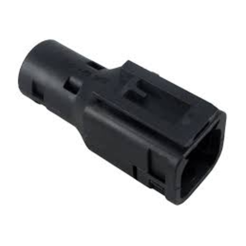 1028-027-0405 – DTM Series – Backshell for 4 Cavity Receptacle -Straight Black