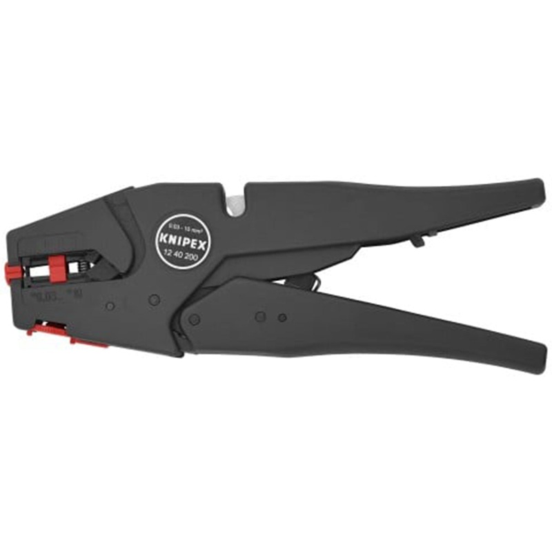 12-40-200  KNIPEX 7 3/4 Self-Adjusting Wire Stripper – 8-32 AWG