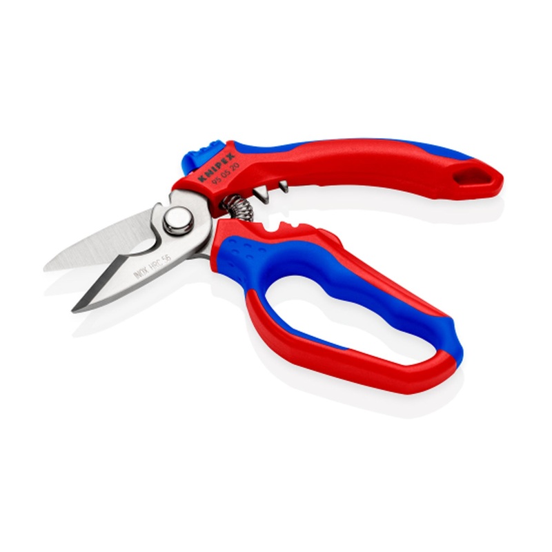 95-05-20US – KNIPEX 6 1/4 ANGLED ELECTRICIAN’S SHEARS/WIRE CUTTER