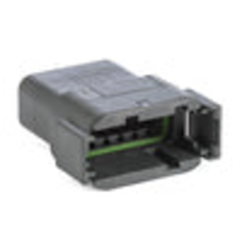 DTM04-12PA-EE04 – DTM Series – 12 Pin Receptacle – A Key – Black