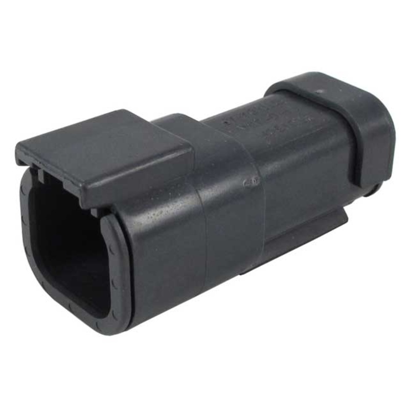 DTM04-4P-E005 – DTM Series – 4 Pin Receptacle, End Cap – Black