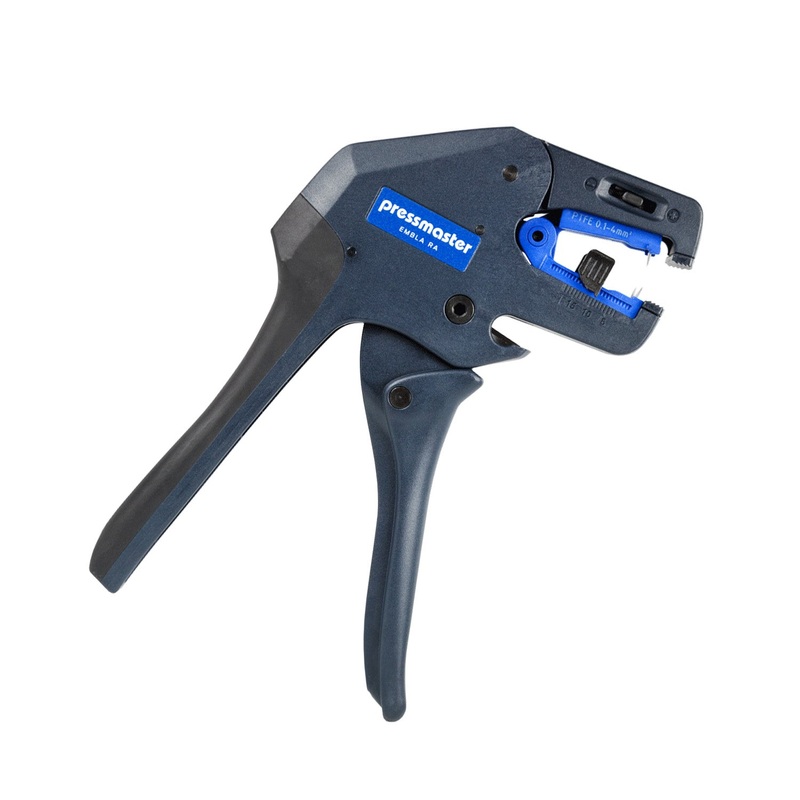 EMBLA RA VBC – Self-Adjusting Wire Stripper – 12-28 AWG – V Blade – Pistol Grip