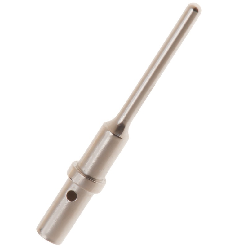 0460-202-20141 – Solid Pin – Size 20 – 20 AWG, 7.5 Amps, Nickel Plated