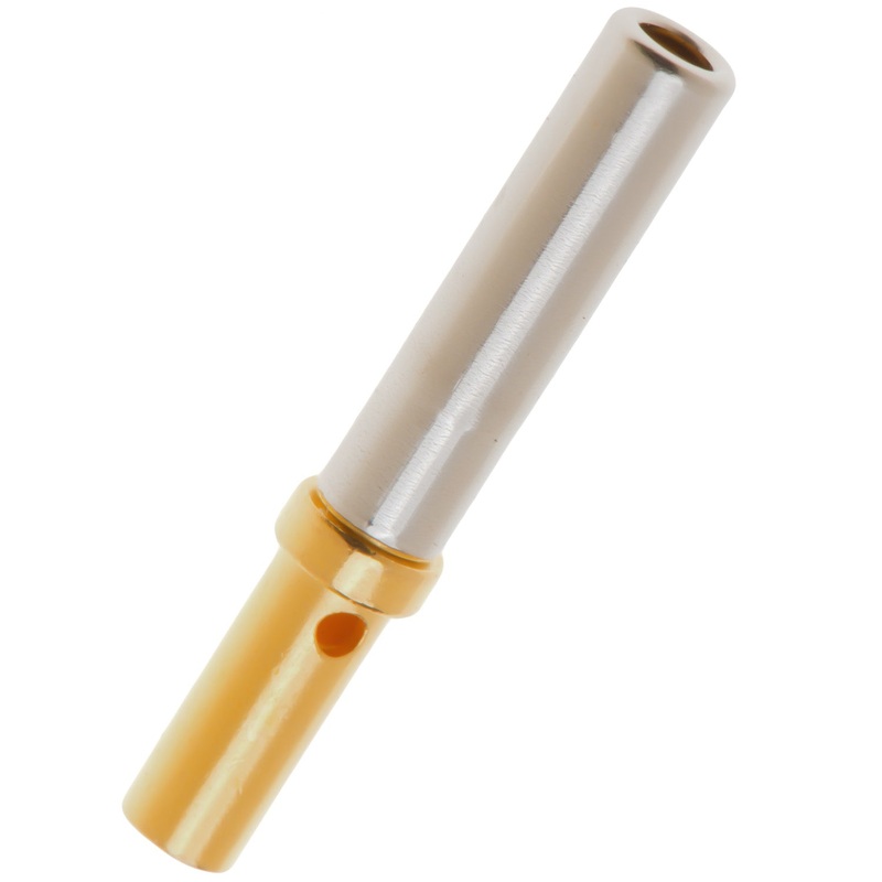 0462-201-1631 – Solid Socket – Size 16 – 16-20 AWG, 13 Amps, Gold Plated