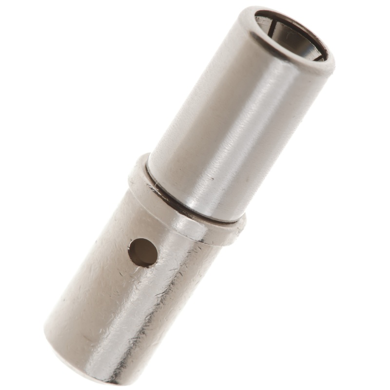 0462-203-08141 – Solid Socket – Size 8 – 8-10 AWG, 60 Amps, Nickel Plated