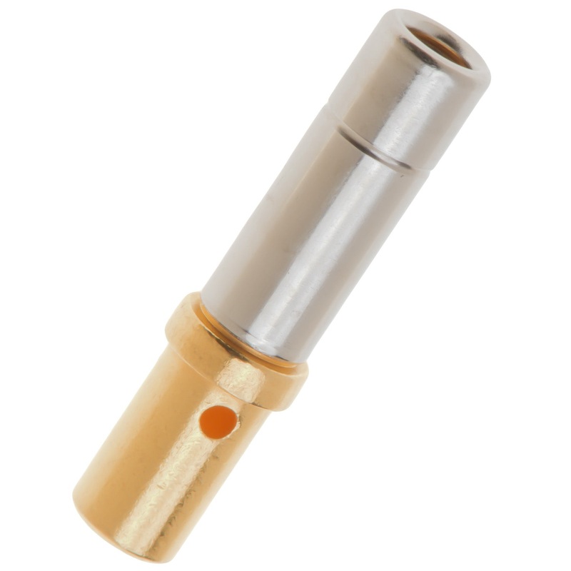 0462-210-1231 – Solid Socket – Size 12 – 12-14 AWG, 25 Amps, Gold Plated