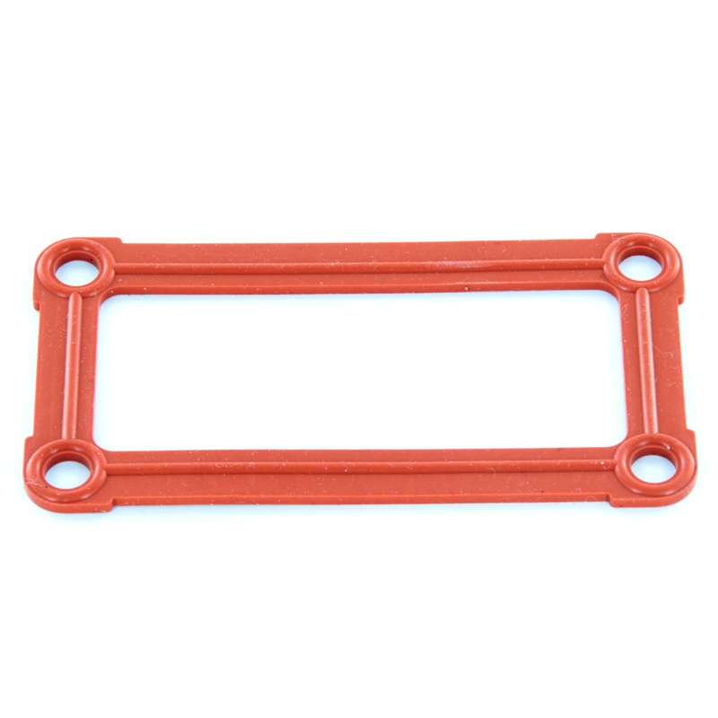 0513-014-4006 – DRC Series – 40 Cavity Receptacle Flange Seal –  Silicone Rubber, Orange