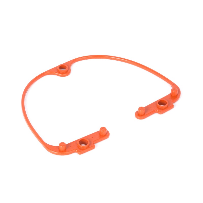 0513-017-8006 – DRC Series – 80 Cavity Receptacle Seal Casting –  Silicone Rubber, Orange
