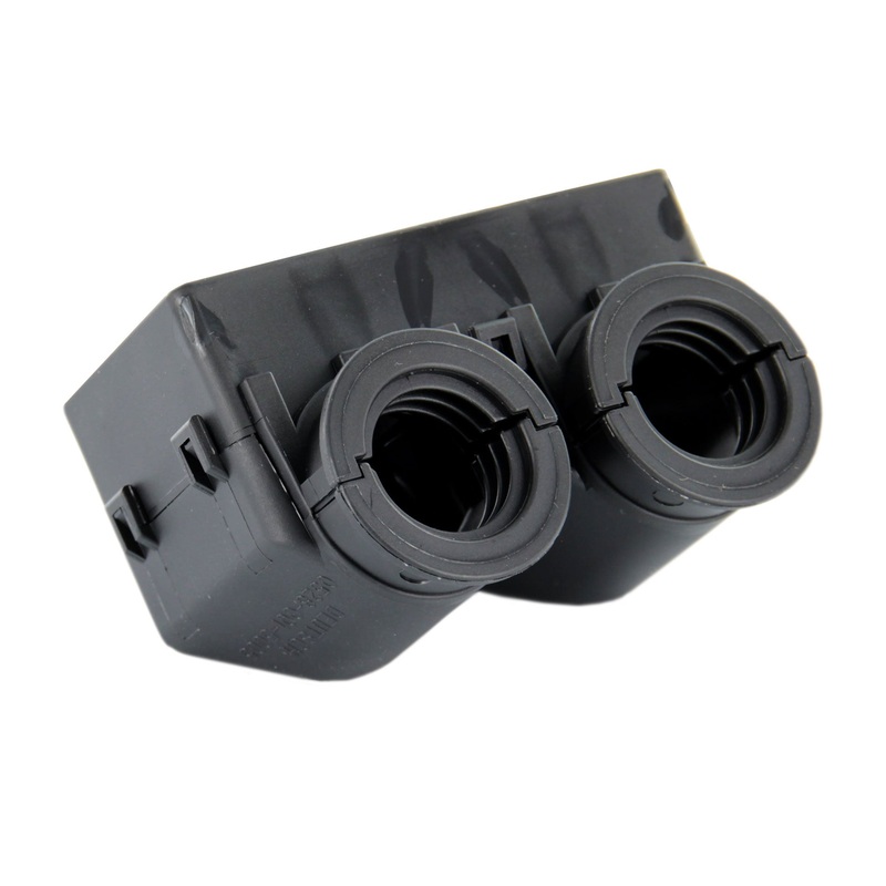 0528-001-5005 – DRC Series – 50 Cavity Plug Backshell – 90, Black