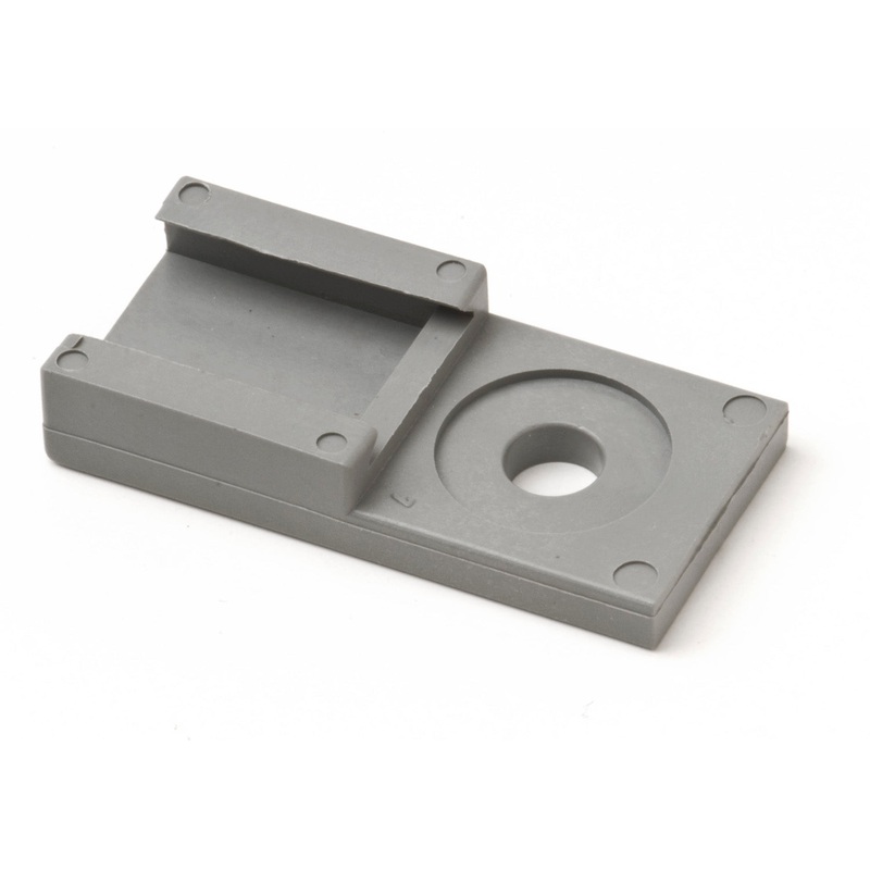 1011-026-0205 – Mounting Clip – Fits 2, 3, 4, 6, 12 Cavity – Gray