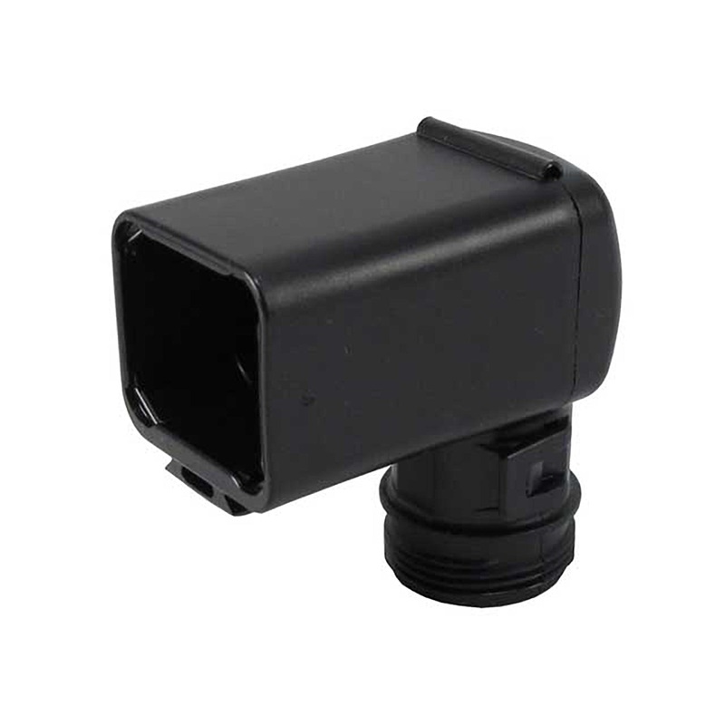 1011-246-0805 – DT Series – Backshell for 8 Cavity Receptacle – Right Angle, Black