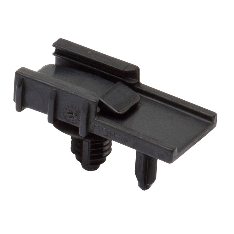 1011-310-0205 – Plastic Mounting Clip – Fits 2, 3, 4, 6, 12 Cavity – Christmas tree style fastener, Black