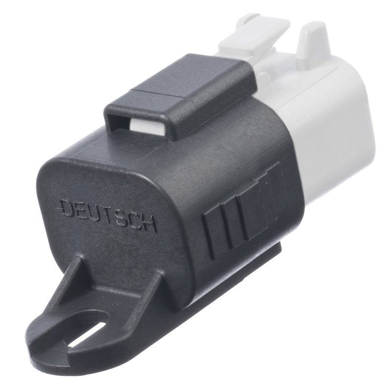 1011-346-0405 – DT Series – Dust Cap for 4 Cavity Plug – Black