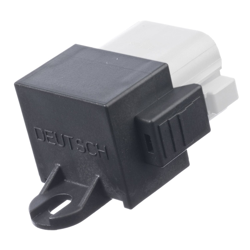 1011-348-0805 – DT Series – Dust Cap for 8 Cavity Plug – Black