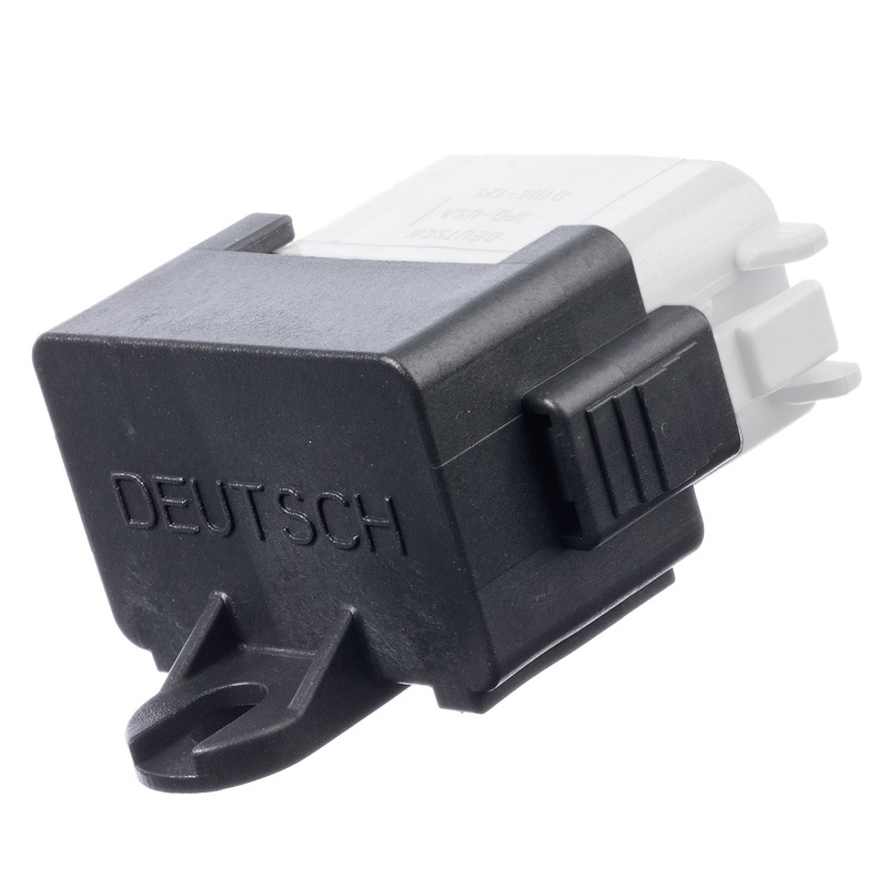 1011-349-1205 – DT Series – Dust Cap for 12 Cavity Plug – Black