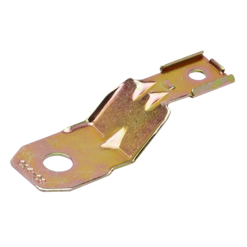 1027-014-0800 – DT Series – Mounting Clip for 8 Cavity Receptacle – .323/8.2mm O.D. hole, Stainless Steel/Zinc Plating