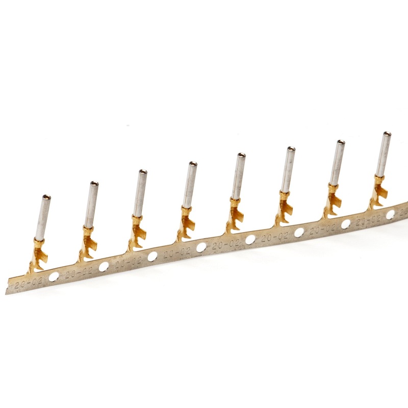 1062-20-0244 – Stamped & Formed Socket – Size 20 – 16, 18, 20, 22 AWG, .051-.085 Insulation, 7.5 Amps, Gold Plated, Qty – 1 Socket