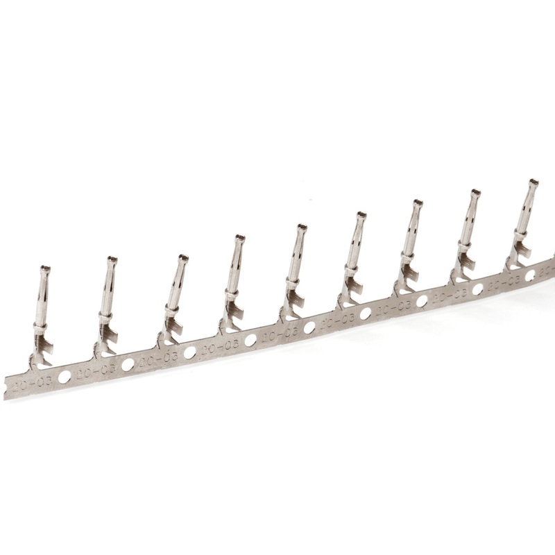 1062-20-0322 – Stamped & Formed Socket – Size 20 – 16-22 AWG, .075-.125 Insulation, Sleeveless, 7.5 Amps, Nickel Plated, Qty – 1 Socket