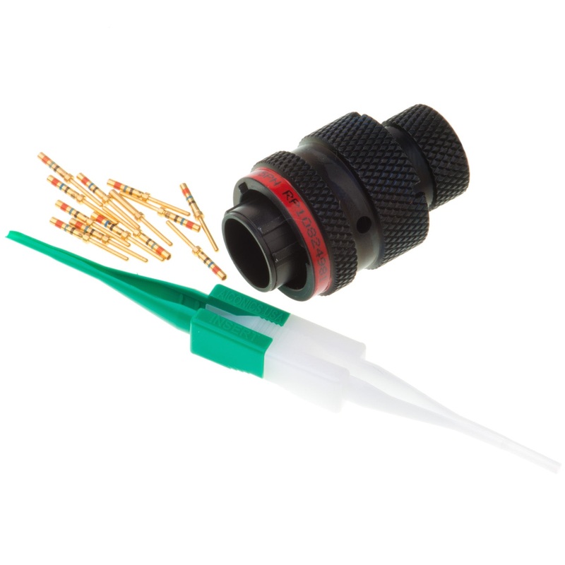 AS610-35PN – AS Series – Plug Kit – Shell Size 10, 13 Cavity, Size 22 Pins, 22-26 AWG, Red