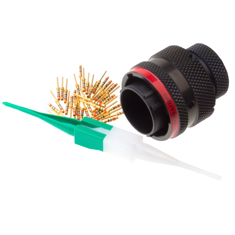 AS614-35PN – AS Series – Plug Kit – Shell Size 14, 37 Cavity, Size 22 Pins, 22-26 AWG, Red