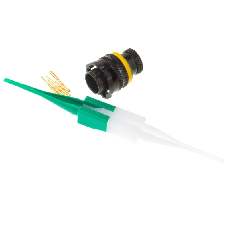 ASL606-05PA-HE – Autosport AS Microlite Series – 5 Pin Plug Kit – Black/yellow stripe