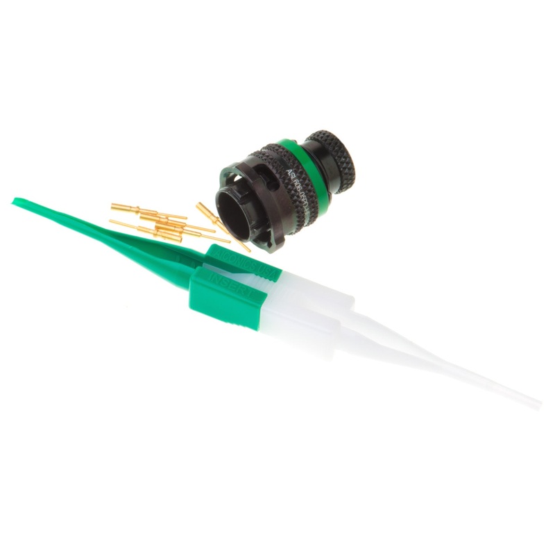 ASL606-05PD-HE – Autosport AS Microlite Series – 5 Pin Plug Kit – Black/green stripe