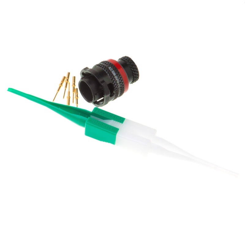 ASL606-05PN-HE – Autosport AS Microlite Series – 5 Pin Plug Kit – Black/red stripe