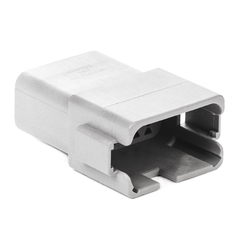 DT04-12PA-B016 – DT Series – 12 Pin Receptacle – Enhanced A Key, Gray