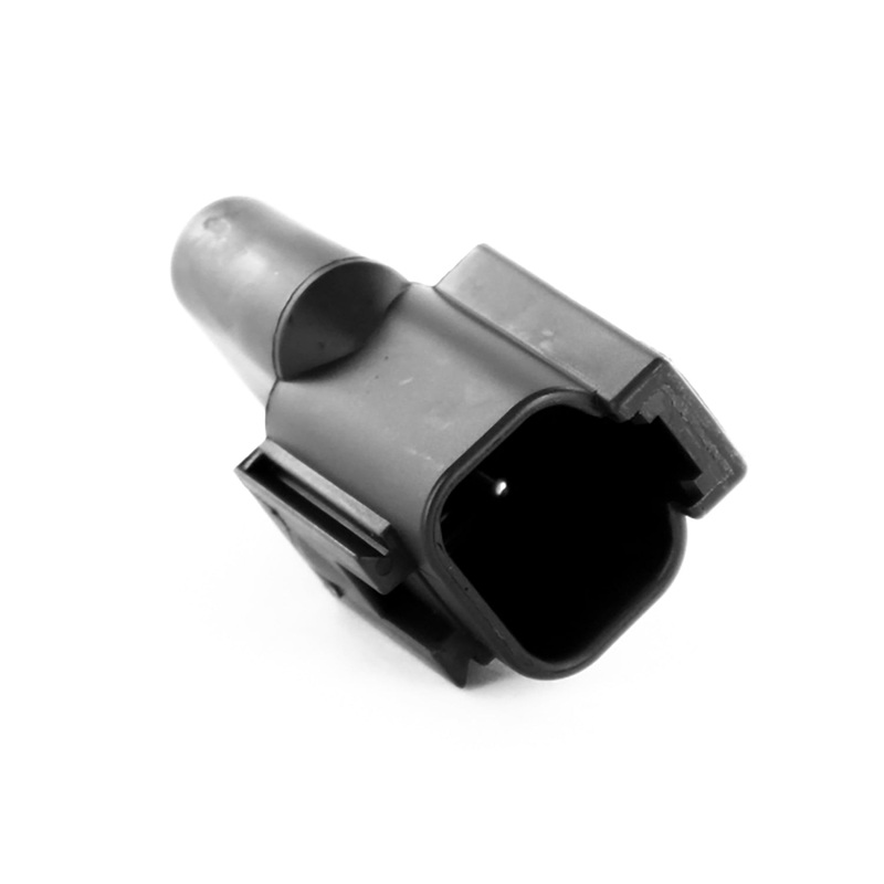 DT04-2P-RT25 – DT Series –  2 Pin Receptacle – Mold-In Resistor, Black