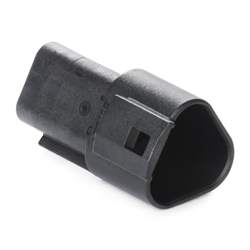 DT04-3P-E004 – DT Series – 3 Pin Receptacle – Black