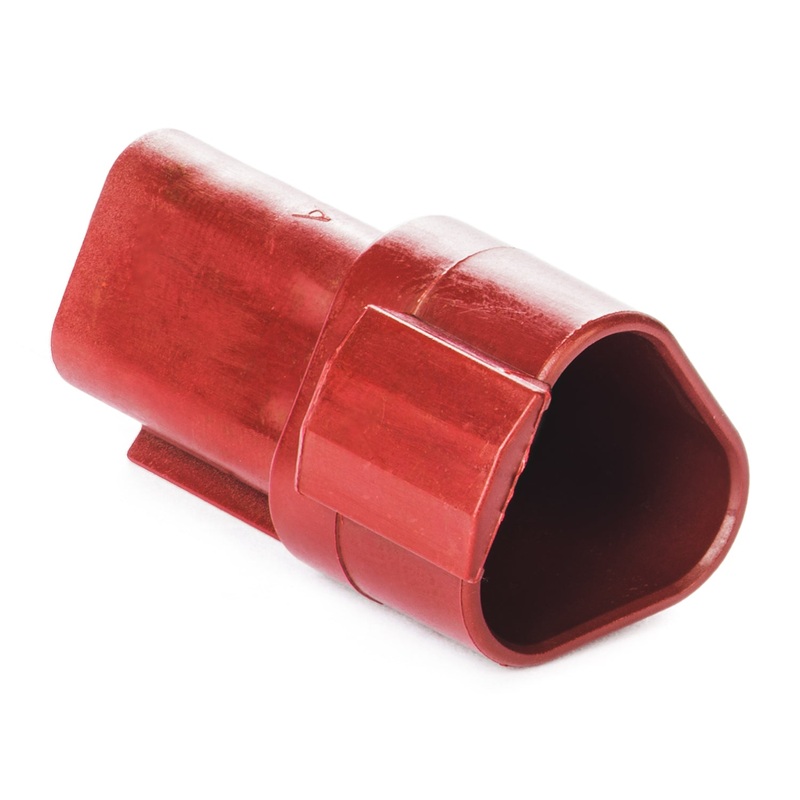 DT04-3P-RD – DT Series – 3 Pin Receptacle – Red