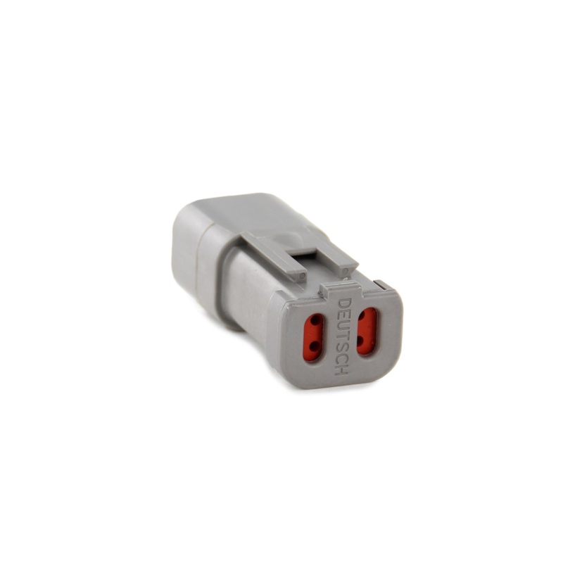 DT04-4P-C017 – DT Series – 4 Pin Receptacle – Solid Rear Grommet, End Cap, Gray
