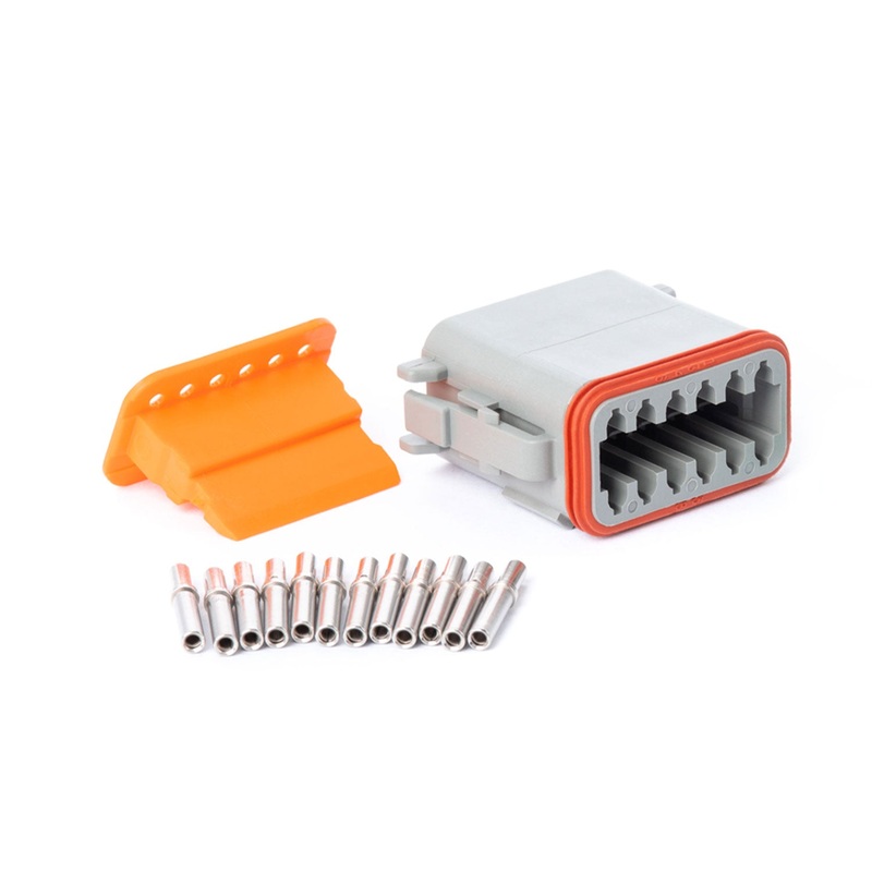 DT12GY-PK – DT Series – Deutsch 12 Socket Connector Plug Kit